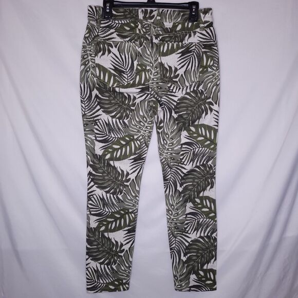 Tommy Bahama Jeans Womens 8 Safari Bliss High Rise Ankle Ella Twill Tea Leaf - Picture 2 of 15